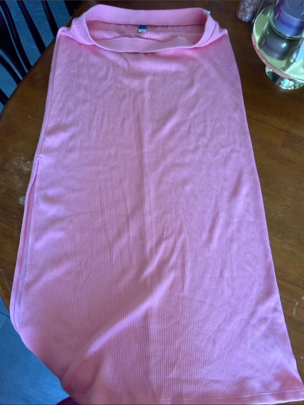 Old Navy Light Pink Ribbed Tank Top